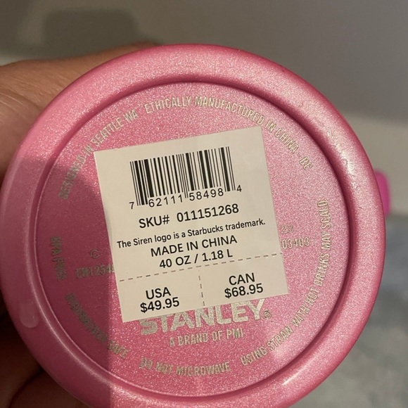 Stanley - Starbucks Limited Edition Pink 40 oz cup - Picture 3 of 3